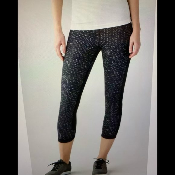 lululemon athletica Pants - NEW Lululemon Var-City Battleship Crops